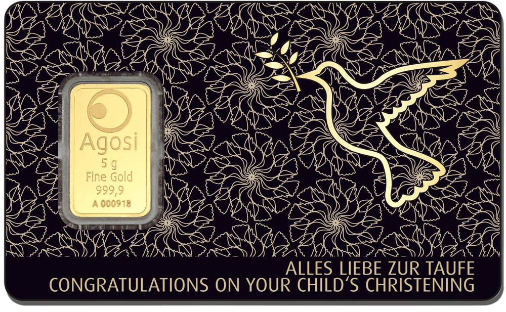 AGOSI Goldstadtbarren Gold 1 g